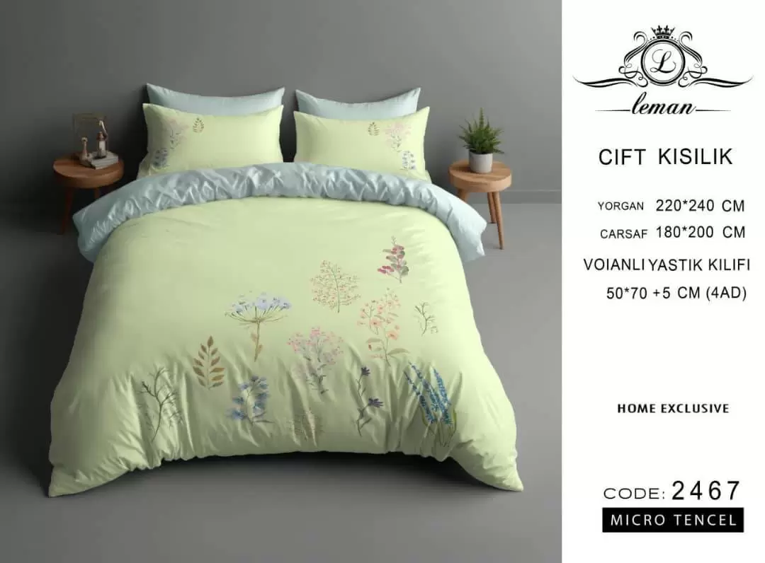 لحاف تنسل دو نفره 160 کد D-2467 ورونیکا